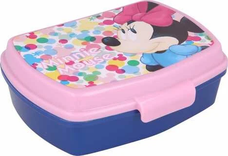 Sumuštinių dėžutė Minnie Mouse Lucky Plastmasinis Rožinė (17 x 5.6 x 13.3 cm)