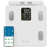 „TrueLife FitScale W8 BT Baltas“ – asmeninės diagnostinės „Bluetooth“ svarstyklės