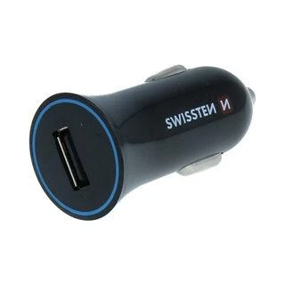 Įkroviklis SWISSTEN automobilinis 5W, 1 prievadas, USB-A, microUSB laidas