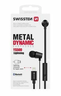 Swissten YS500 ausinės su Lightning jungtimi pakuotėje