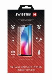 „Swissten“ grūdinto stiklo ekrano apsauga, skirta „Apple iPhone 12 MINI“, juoda, pritaikyta dėklui ir spalvotam rėmeliui.