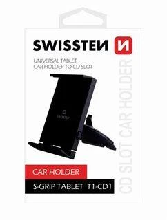 Swissten S-Grip T1-CD1 universalus automobilinis CD / radijo laikiklis planšetiniams kompiuteriams / telefonams / GPS