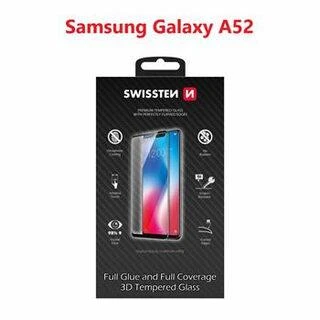 Swissten Ultra Durable Full Face / Full Glue Tempered Glass Premium 9H ekrano apsauga Samsung Galaxy A52 Juodas