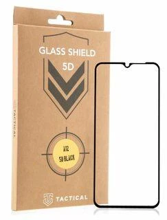 Tactical apsauginis stiklas Shield 5D skirtas Samsung Galaxy M12/A32 5G/A12/A02s su juodos spalvos krašteliu