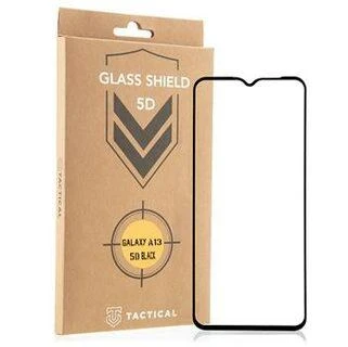 Tactical apsauginis stiklas Shield 5D skirtas Samsung Galaxy A13 5G/A04s su juodos spalvos krašteliu