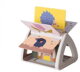 Taf toys lavinamoji besisukanti knygelė Tummy Time Spinning Book