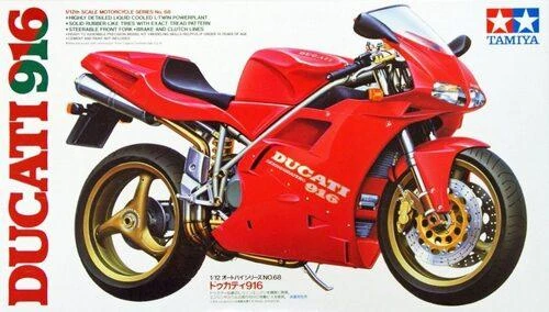 Tamiya Ducati 916 1/12 plastikinis surenkamas motociklo modelis (14068)