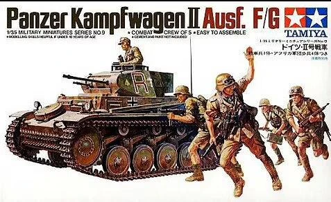 Tamiya Panzer II Ausf. F/G 1/35 plastikinis tanko modelis
