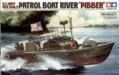 Tamiya – JAV karinio jūrų laivyno PBR 31 Mk.II patrulinio laivo upė „Pibber“, 1/35, 35150