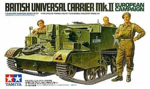 Tamiya Britų Universal Carrier Mk.II, 1/35 mastelio plastikinis modelis