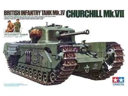 Plastikinis surenkamas modelis Tamiya Military Kit 1:35 35210 British Churchill VII