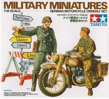 Tamiya – vokiškų motociklų tvarkingas komplektas, 1/35, 35241