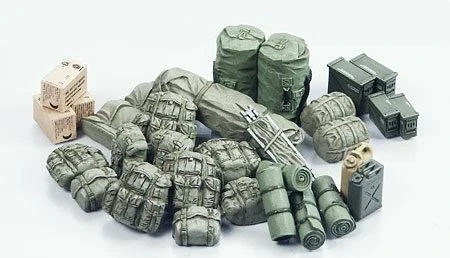 Tamiya Šiuolaikinės JAV kariuomenės ekipuotės rinkinys 1/35 (35266)