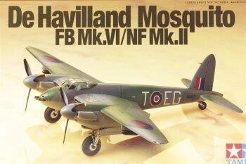 Tamiya De Havilland Mosquito FB Mk.VI/NF Mk.II 1/72 plastikinis modelis