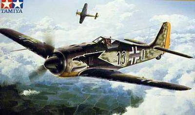 Tamiya Focke-Wulf Fw 190 A-3 1/48 naikintuvo plastikinis modelis