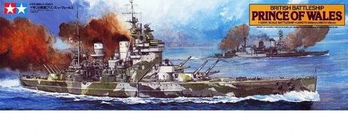 Tamiya – britų mūšio laivas „Prince of Wales“, 1/350, 78011