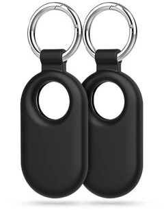 AirTag Tech-Protect Icon dėklas, 2 vnt., juodos spalvos