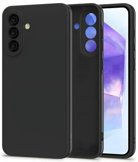 Tech-Protect Icon Samsung Galaxy A56 5G – telefono dėklas, juodos spalvos