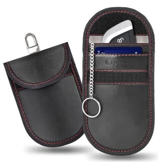 Tech-Protect KLR100 RFID dėklas – juodos ir raudonos spalvos