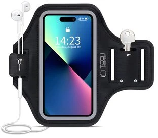 Tech-Protect M4 Armbend Shoulder – telefono dėklas ant rankos, juodos spalvos