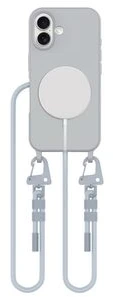 TECH-PROTECT MAGNECKLACE MagSafe iPhone 16 telefono dėklas, pilkos spalvos