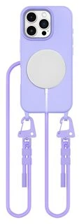 Tech-Protect MagNecklace MagSafe su dirželiu iPhone 16 Pro Max – dėklas telefonui, violetinės spalvos