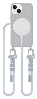 TECH-PROTECT MAGNECKLACE MagSafe iPhone 13 MINI telefono dėklas, pilkos spalvos