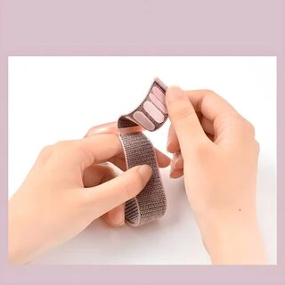 Apyrankė AirTag Tech-Protect Nylon vaikams, rožinės spalvos