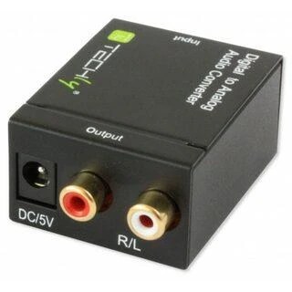 Techly IDATA SPDIF-3 kabelių sąsaja / invertavimo adapteris Multiconnection RCA Juoda
