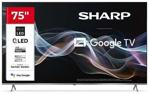 „Sharp 4K QLED“ televizorius | 75JP7265E | 75 | Išmanusis televizorius | „Google TV“ | UHD