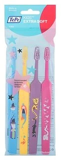 TEPE šepetėliai kids 4-pack extra soft