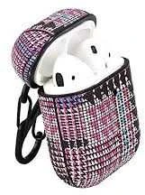 TerraTec Dėklas ochronne AirBox Fabric Grain 2 do AirPods rožinė