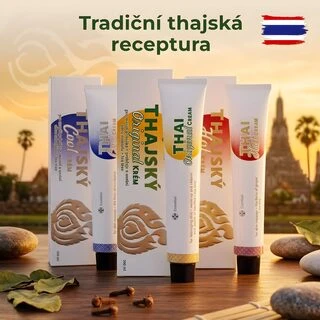 Thai Cream Thai Kreminis Tailando kreminis Essential Original universalus masažinis kremas 100 ml
