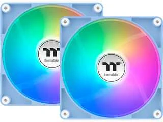 Thermaltake CT140 ventiliatorių pora su RGB šviesomis