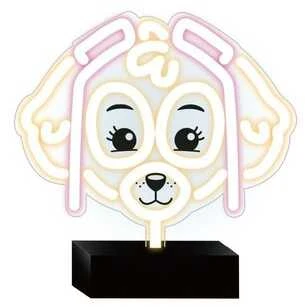 Spin Master Psi Patrol Neoninė LED lemputė su stovu Paw Patrol – Skye OW-120546