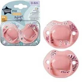 TOMMEE TIPPEE silikoninis čiulptukas MODA 0-6 mėn., 2 vnt., 43338499