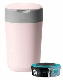 TOMMEE TIPPEE konteineris sauskelnėms Sangenic Twist&Click, rožinis, 85100202