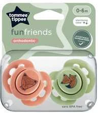 Tommee Tippee čiulptukai silikoniniai 2vnt 0-6m Fun 43335763