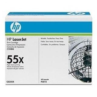 Hewlett Packard (HP) HP Toneris Juodas 55X, skirtas P3015 LaserJet Dvigubas paketas (12 500 puslapių)