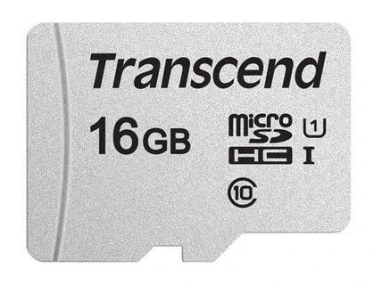 Atminties kortelė Transcend microSDHC USD300S 16GB CL10 UHS-I U1 iki 95MB/S