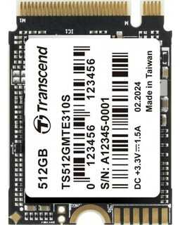 TRANSCEND 512GB M.2 2230 PCIe Gen4x4 NVMe 3D TLC DRAM-less
