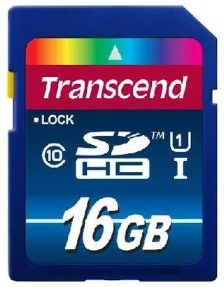 Atminties kortelė Transcend SDHC 16GB 10 klasės UHS-I 400x Premium