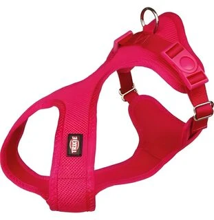 TRIXIE Comfort Soft touring petnešos, XXS-XS 28-40cm/15mm, fuksija