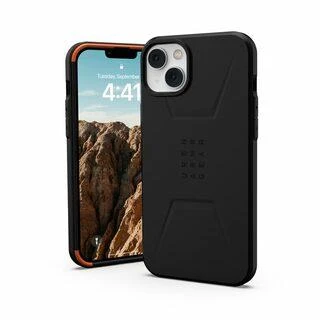 UAG Urban Armor Gear dėklas CIVILIAN, suderinamas su „MagSafe“, skirtas IPHONE 14 Plus, juodas