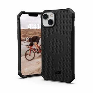 UAG Urban Armor Gear dėklas ESSENTIAL ARMOR suderinamas su MagSafe, skirtas IPHONE 14 Plus juodas