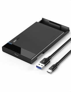 2.5 "išorinis HDD / SSD gaubto UGREEN US221, SATA 3.0 USB-C 50cm