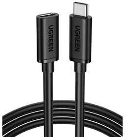 UGREEN USB Type C 3.1 kabelio prailginimas 0.5m - Juodas