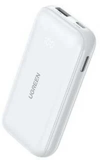 Powerbank 10000mAh 30W PD USB + USB-C UGREEN Nexode PB501 baltos spalvos