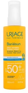 Uriage Bariesun Invisible Purškiklis neperšlampamas spray przeciwsłoneczny SPF50+ 200ml