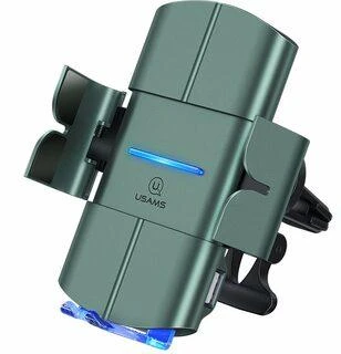 USAMS indukcinis laikiklis US-CD133 10W automatinis ventiliacijos grotelėms juodos spalvos CD133ZJ01